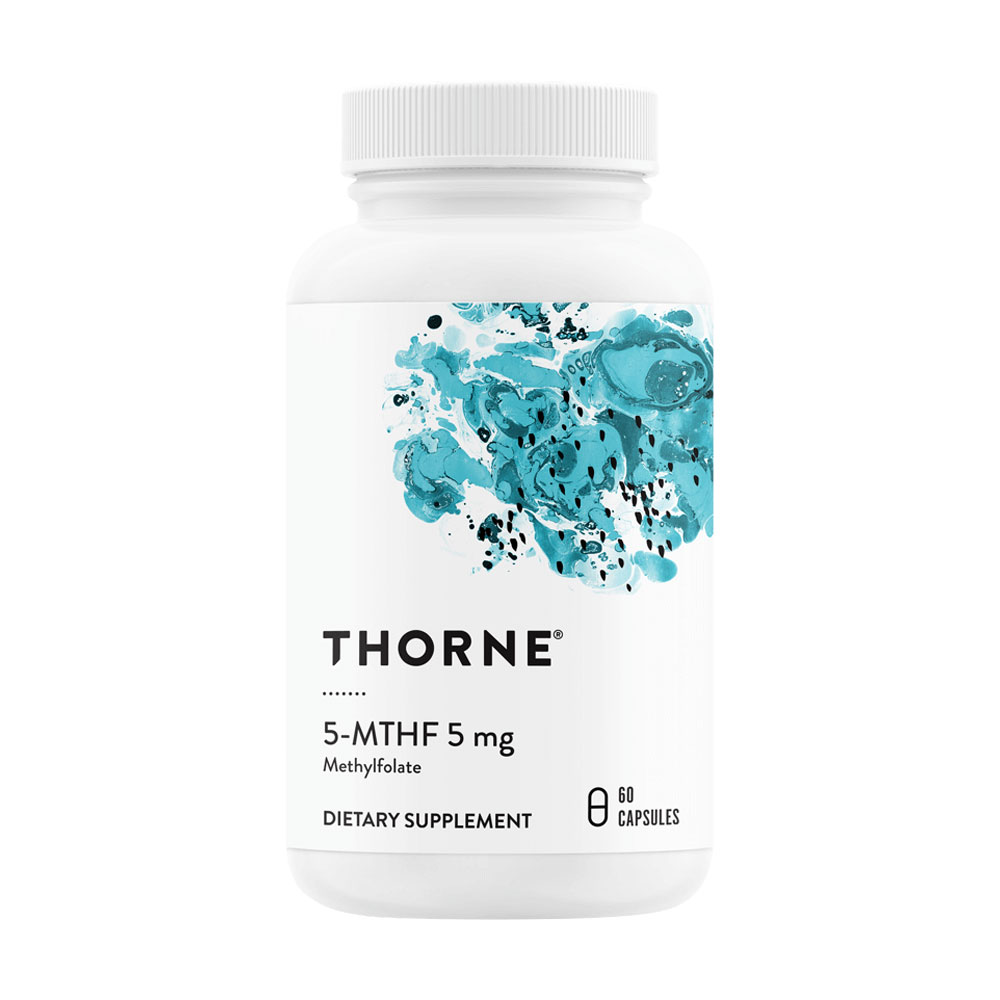 Фолієва кислота Метилфолат Thorne Research 5-MTHF 5 мг, 60 капсул