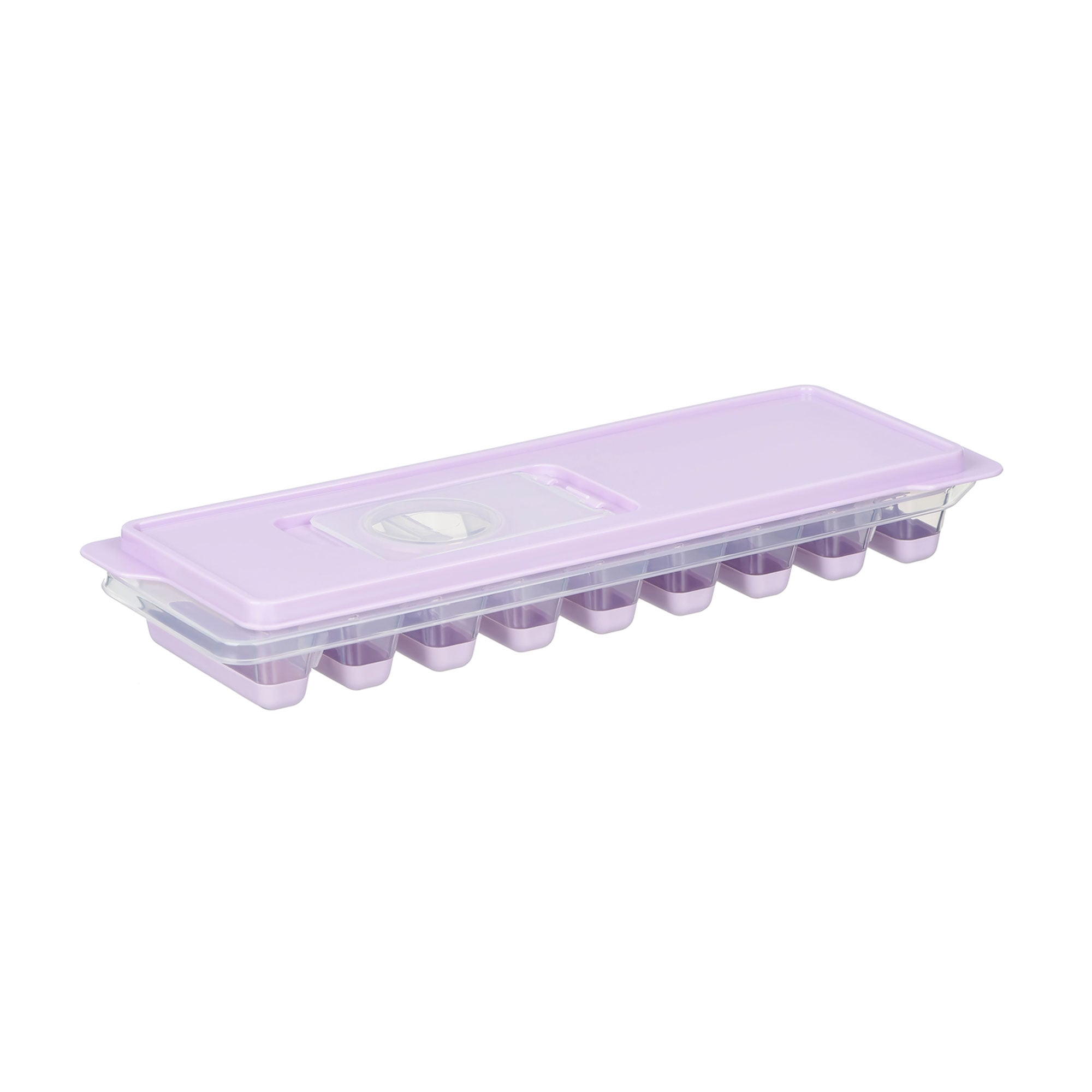 Форма для льоду Ardesto Fresh Stick на 9 секцій, з кришкою, лілова, 9.5*3.8*27 см (AR1102LP)