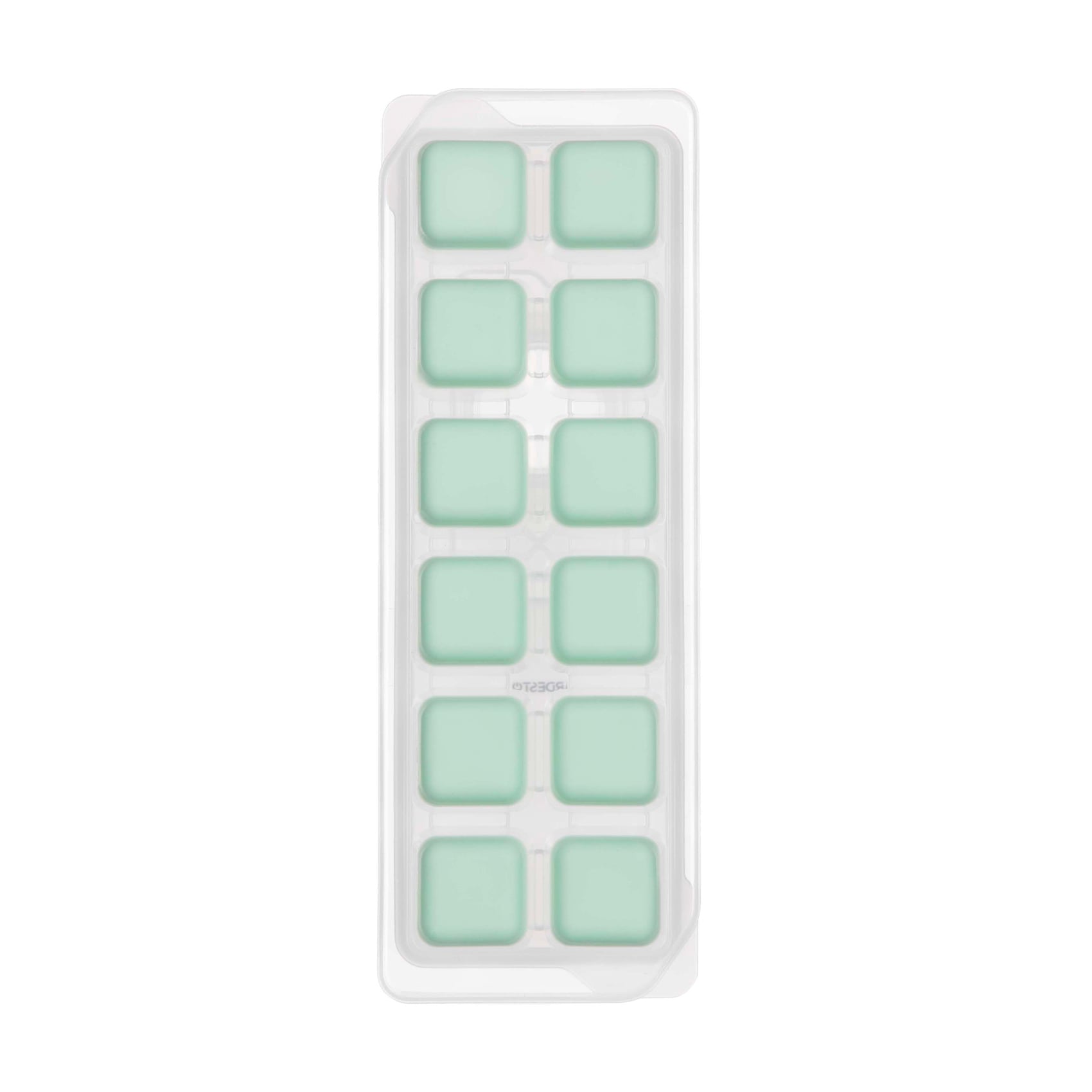 Форма для льоду Ardesto Fresh з кришкою, зелена, 26*9.5*3.5 см (AR3595G)