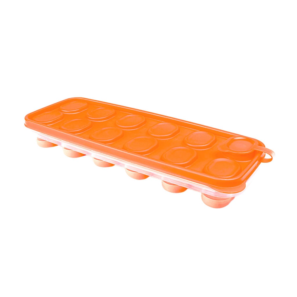 Форма для льоду Omak Plastik DecoBella помаранчева, 25*10*3.6 см (50862)