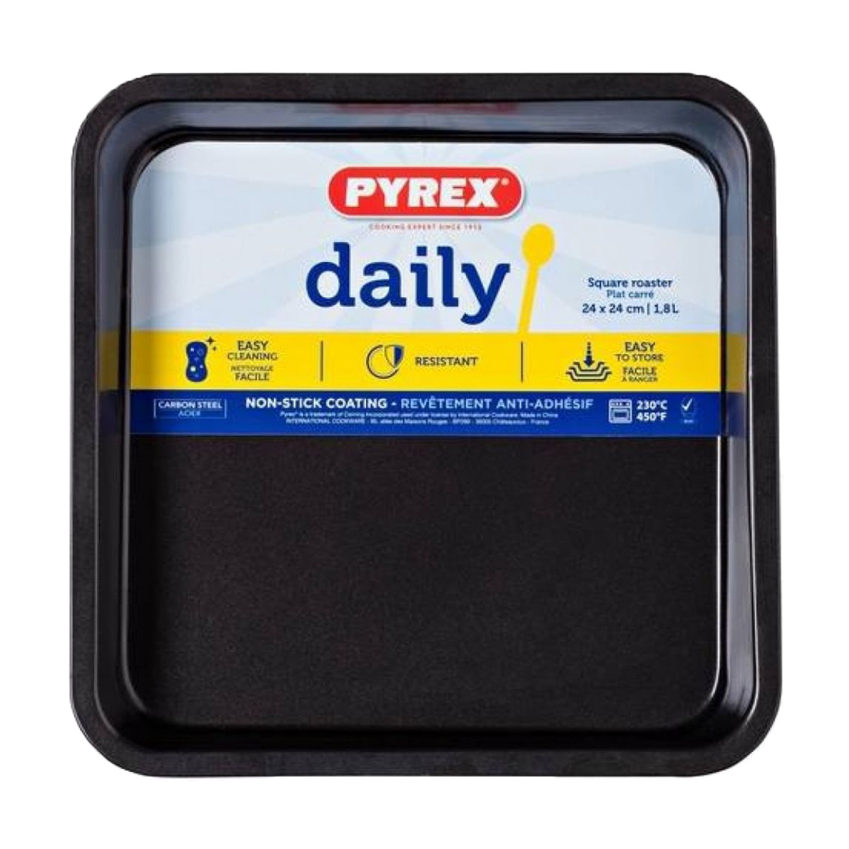 Форма для випічки та запікання PYREX Daily квадратна, 1.8 л, 24*24*4 см (DM26SR6)