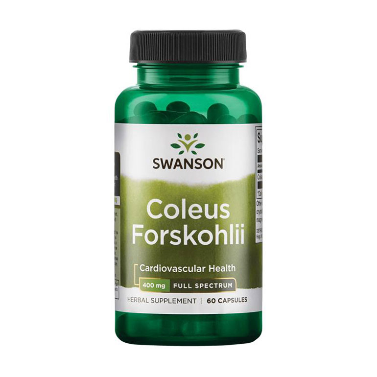Форсколін Swanson Full Spectrum Coleus Forskohlii 400 мг, 60 капсул