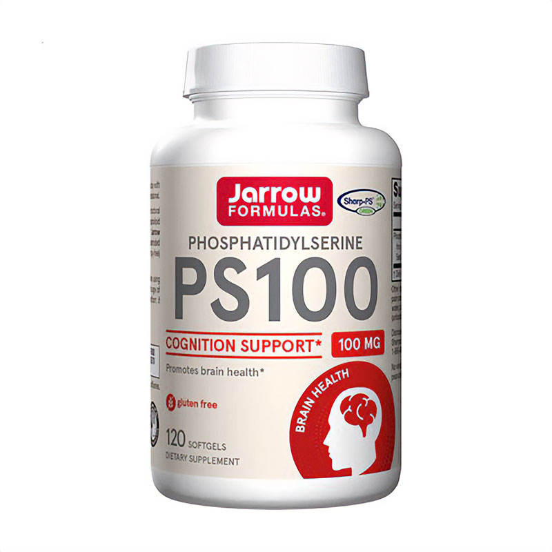 Фосфатидилсерин Jarrow Formulas Phosphatidylserine PS100, 100 мг, 120 гелевих капсул