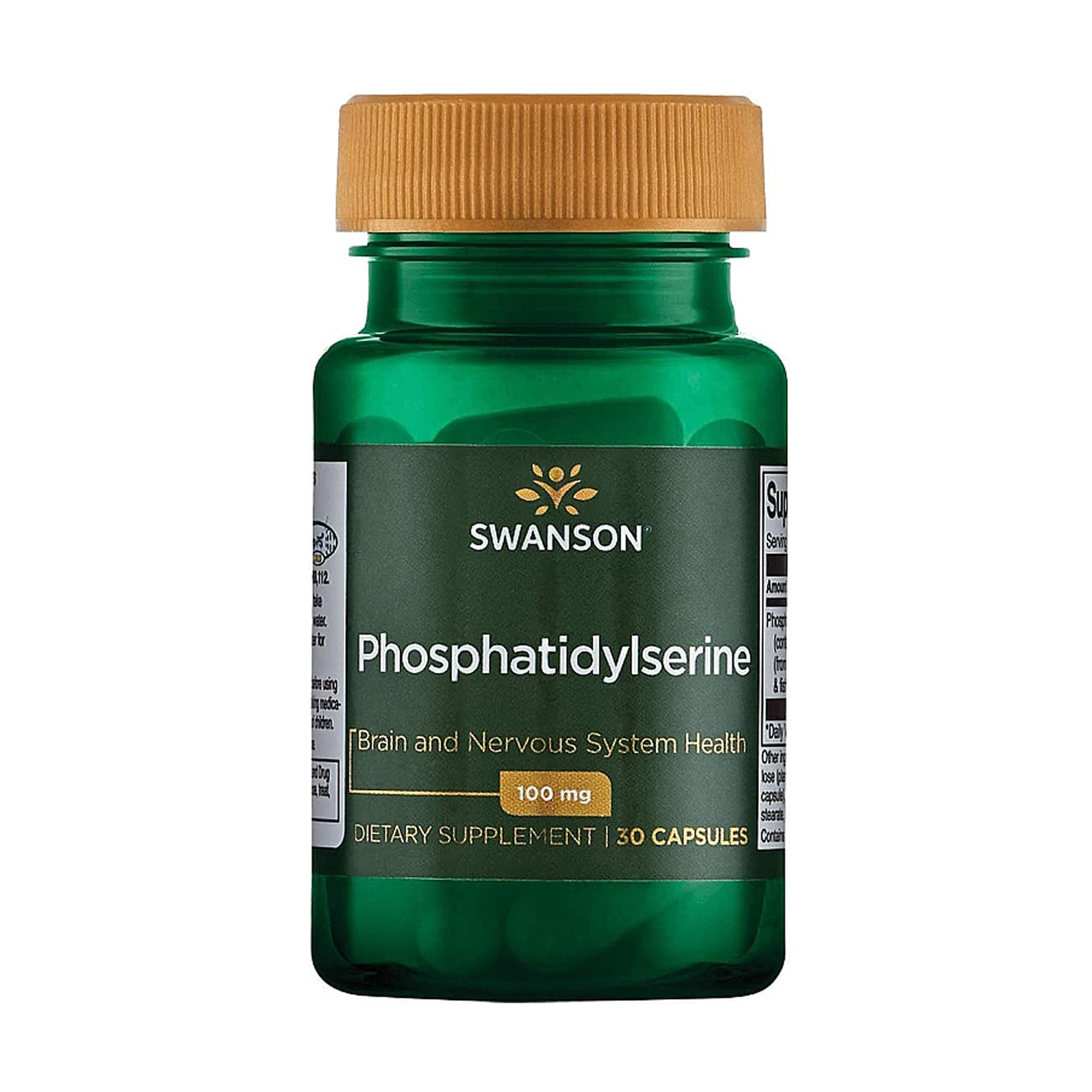 Фосфатидилсерин Swanson Phosphatidylserine 100 мг, 30 гелевих капсул