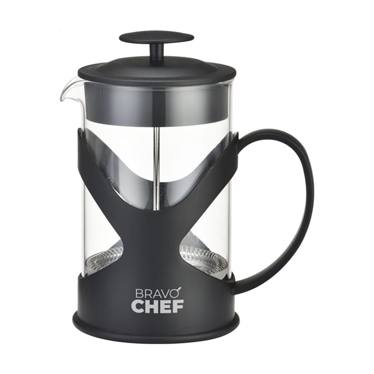 Френч-прес BRAVO CHEF L'Appetit чорний, 600 мл (BC-7302-600)