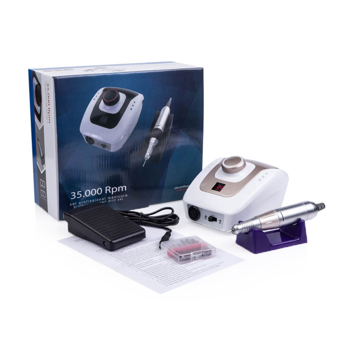 Фрезер Simei DM-206 35000 обертів, Біло-золотий, 45 Вт