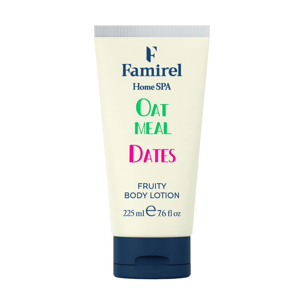 Фруктовий лосьйон для тіла Famirel Home SPA Fruity Body Lotion, Oatmeal &amp; Dates, 225 мл