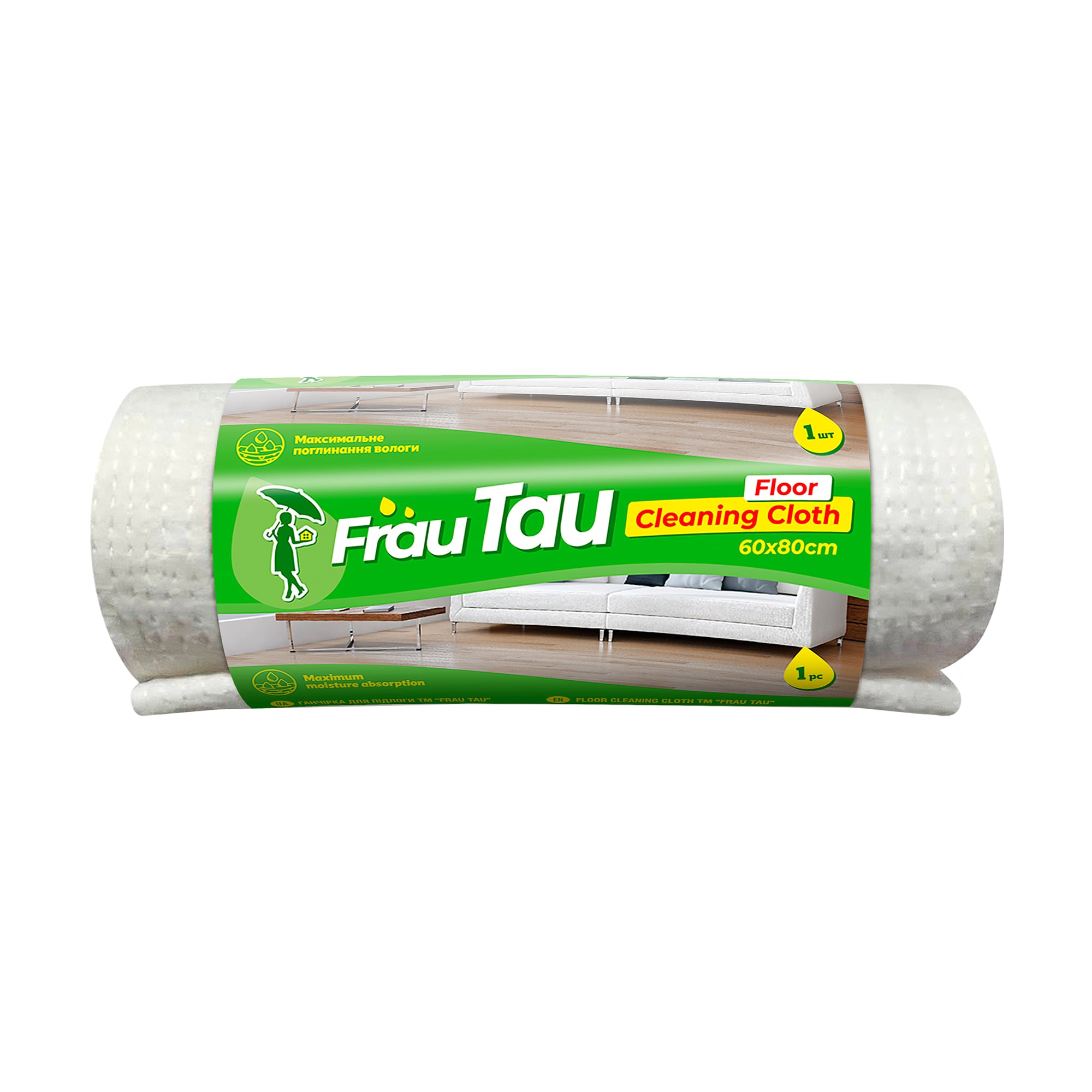 Ганчірка для підлоги Frau Tau рулон, 1 шт