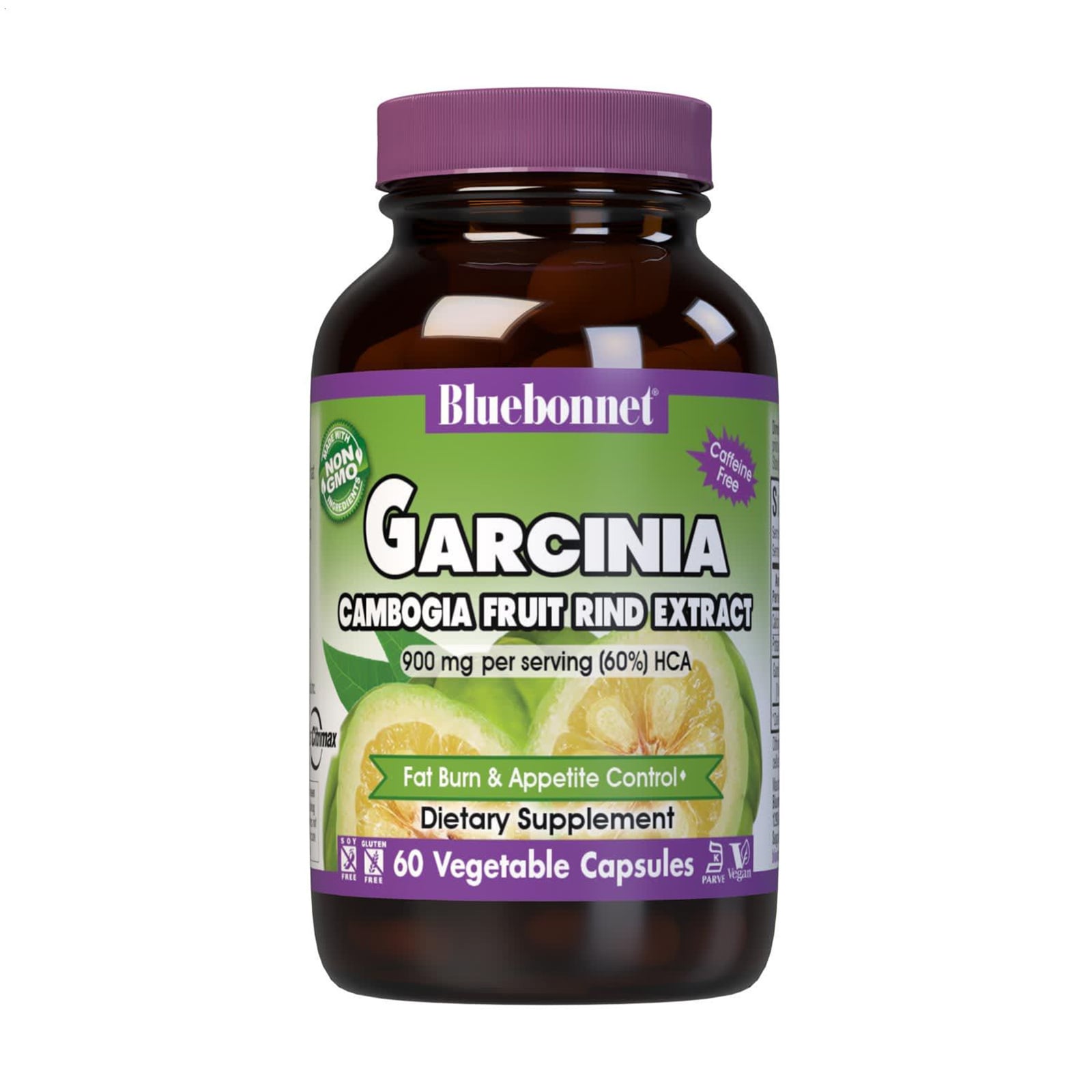 Гарцинія Bluebonnet Nutrition Super Fruit Garcinia Cambogia Fruit Rind Extract Формула управління вагою, 60 капсул