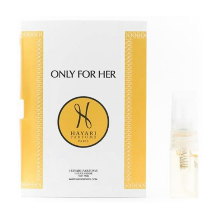 Hayari Parfums Only for Her Парфумована вода жіноча, 2 мл (пробник)