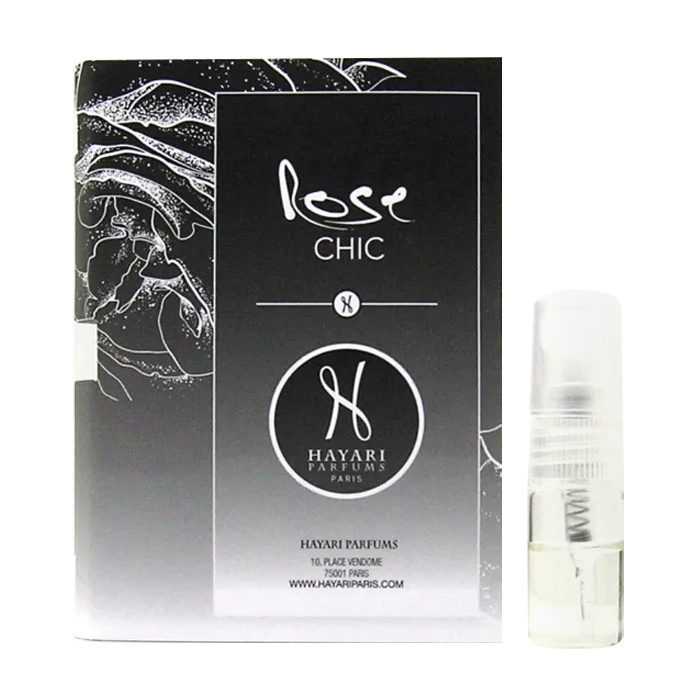 Hayari Parfums Rose Chic Парфумована вода унісекс, 2 мл (пробник)