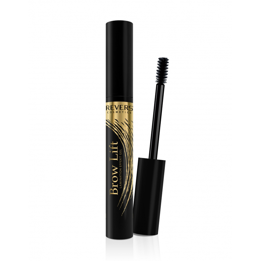 Гель для брів Revers Cosmetics Brow Lift з ефектом ламінування, Black, 10 мл