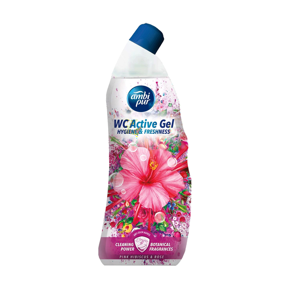 Гель для чищення туалету Ambi Pur WC Active Gel Гібіскус та троянда, 750 мл