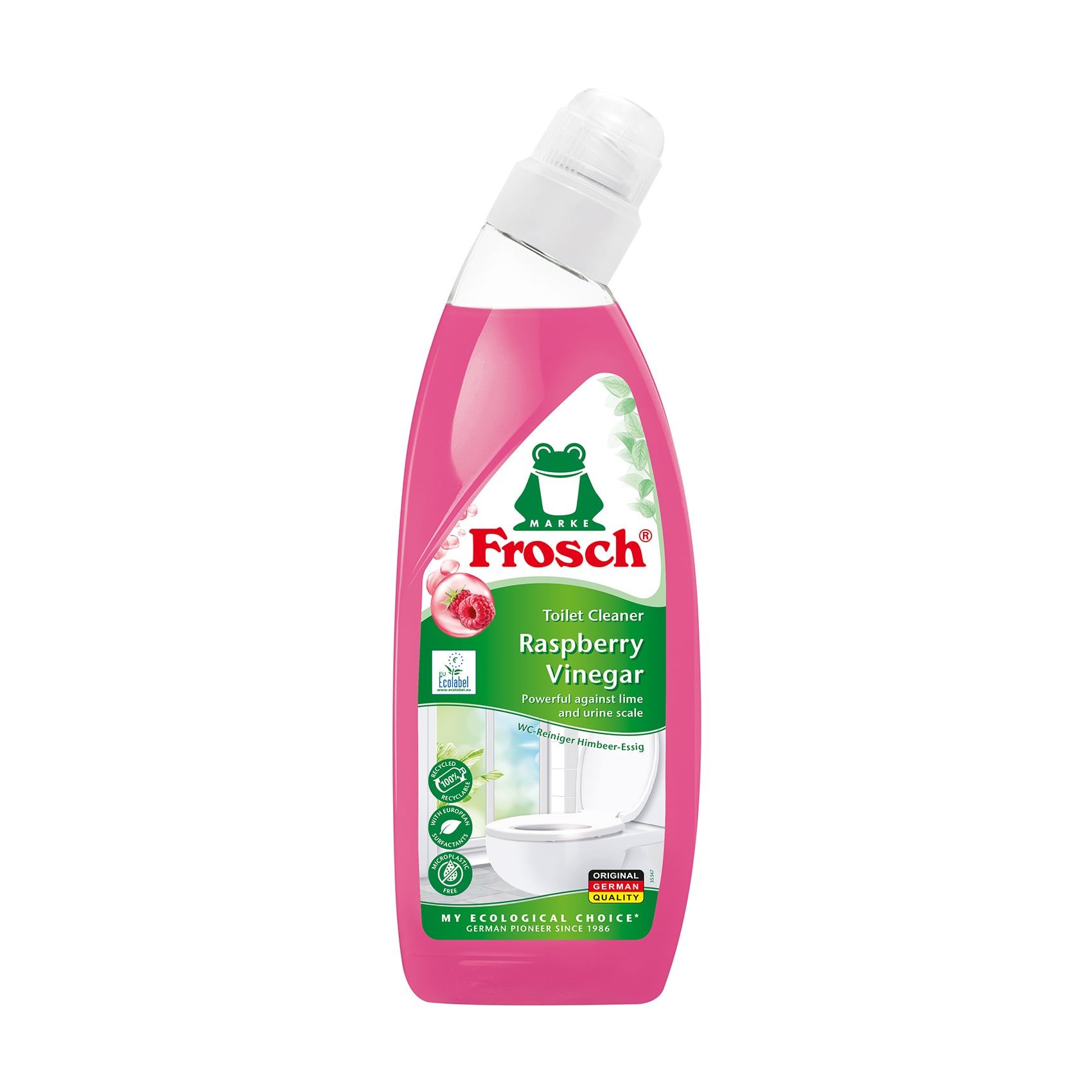 Гель для чищення унітазів Frosch Малина, 750 мл