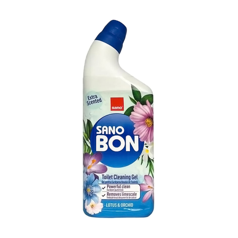 Гель для чищення унітазів SANO SANObon Gel Лотос-орхідея, 750 мл