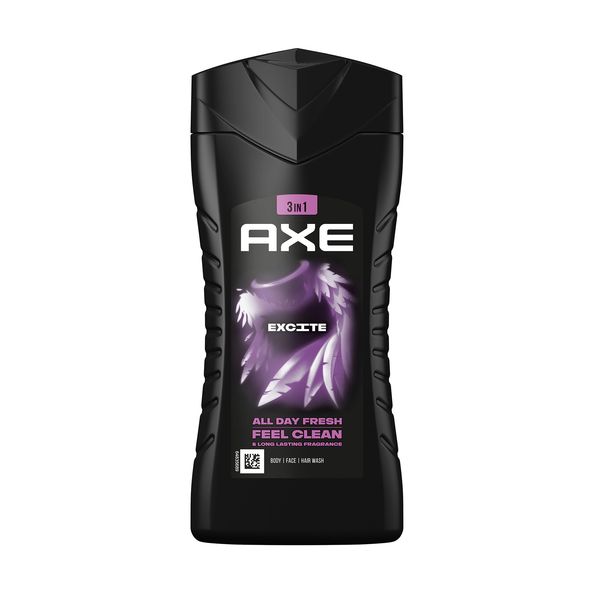 Гель для душу 3 в 1 Axe Excite чоловічий, 250 мл