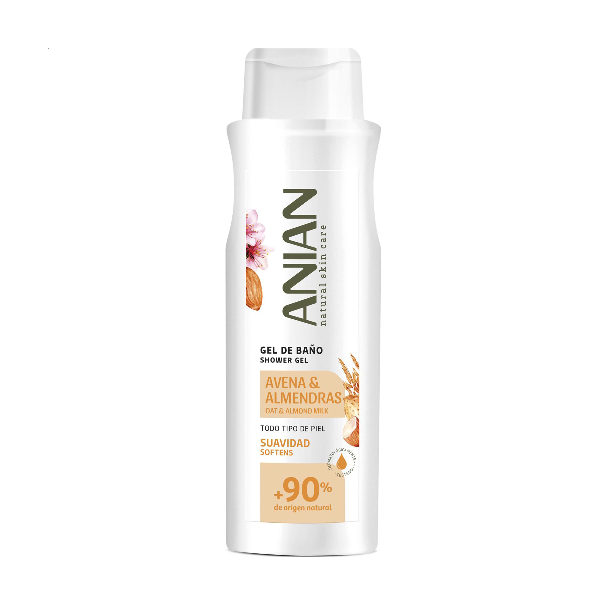 Гель для душу Anian Shower Gel Oat &amp; Almond Milk, 750 мл