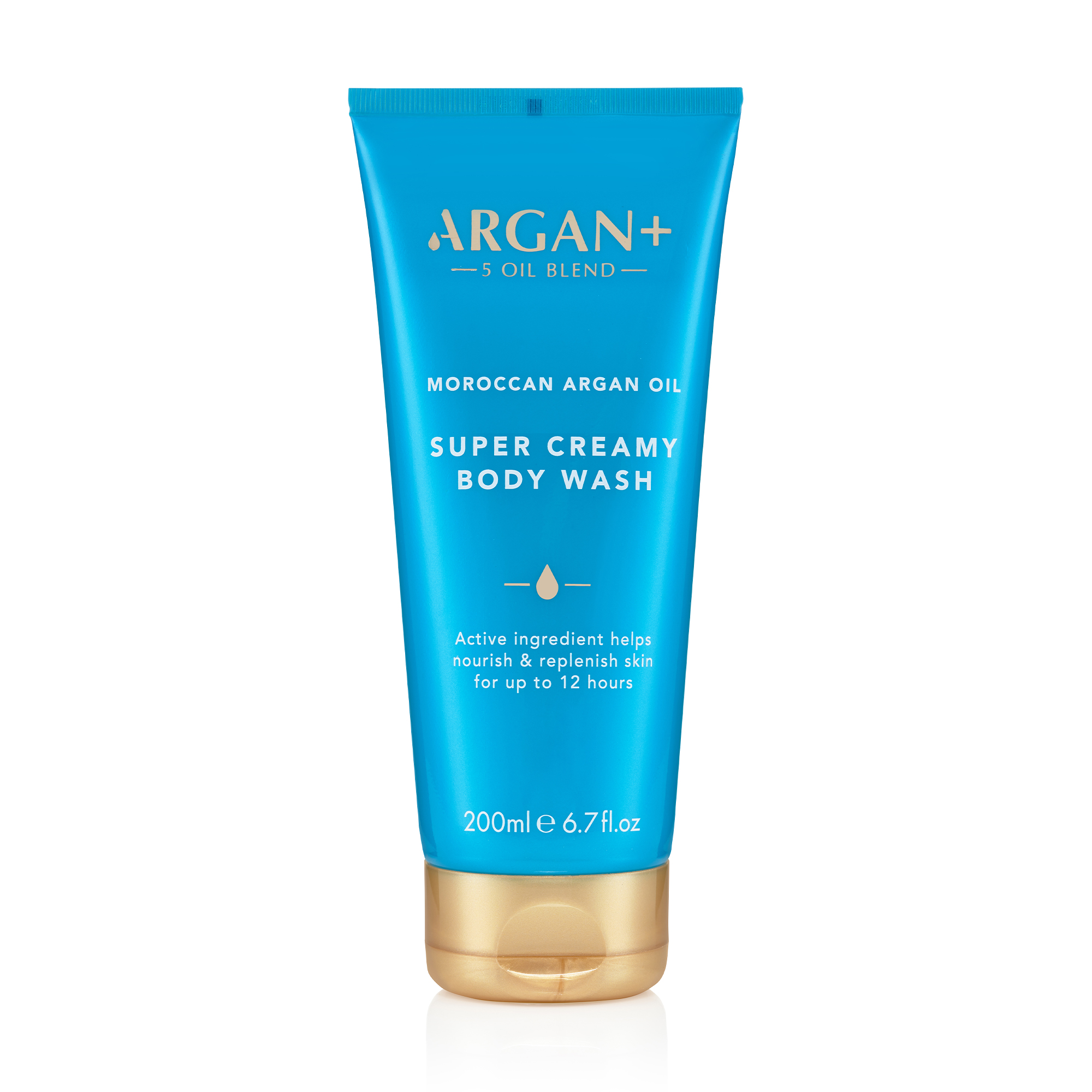 Гель для душу Argan+ Moroccan Argan Oil Super Creamy Body Wash, 200 мл