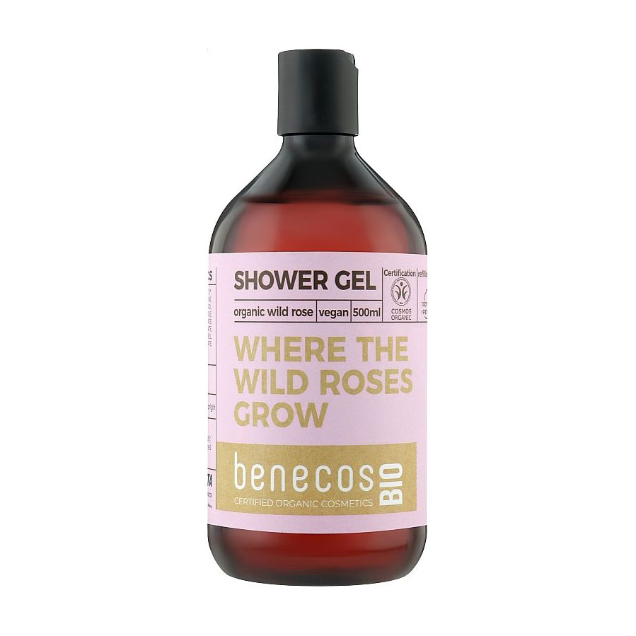 Гель для душу Benecos Shower Gel, Organic Wild Rose, 500 мл
