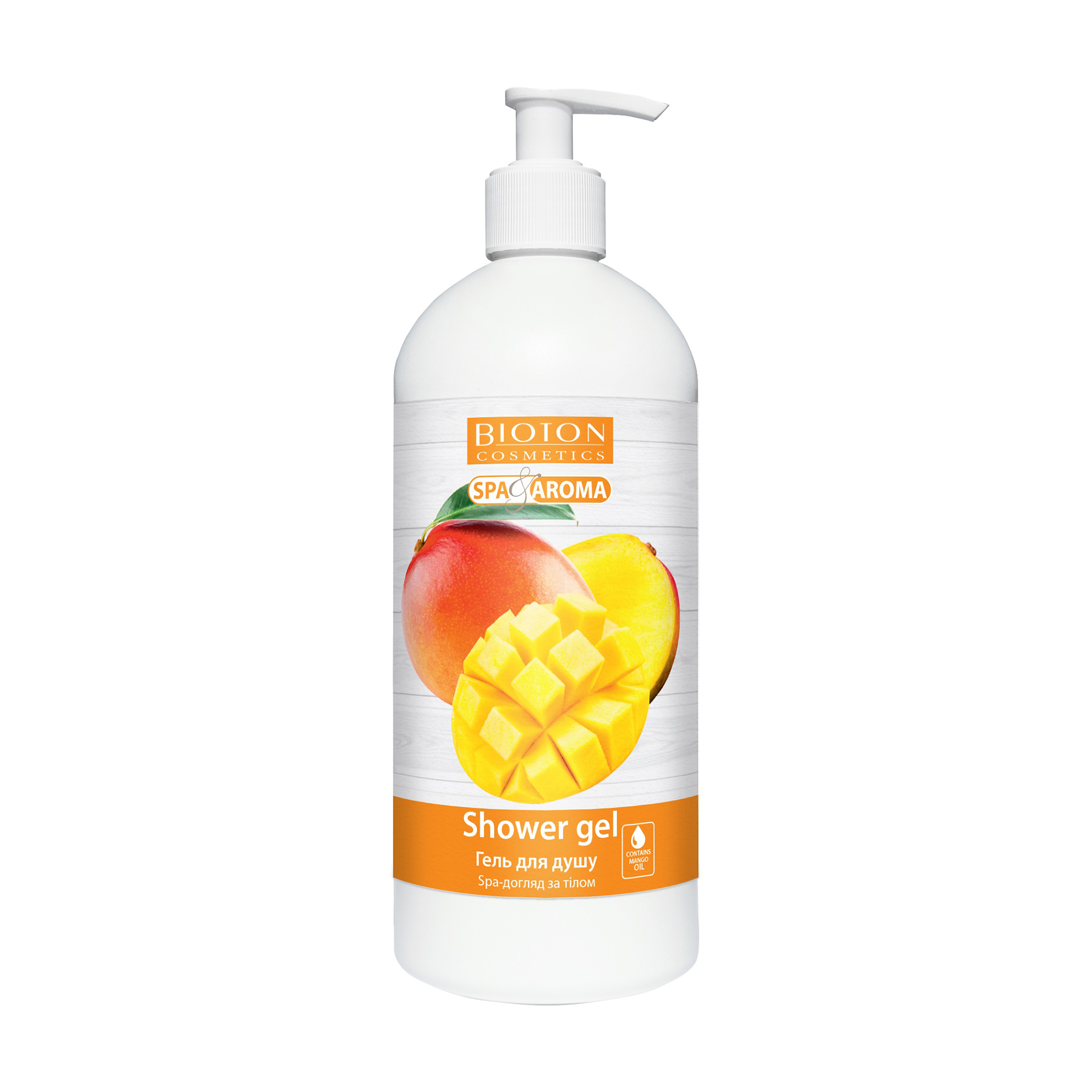 Гель для душу Bioton Cosmetics Spa &amp; Aroma Shower Gel з олією манго, 750 мл