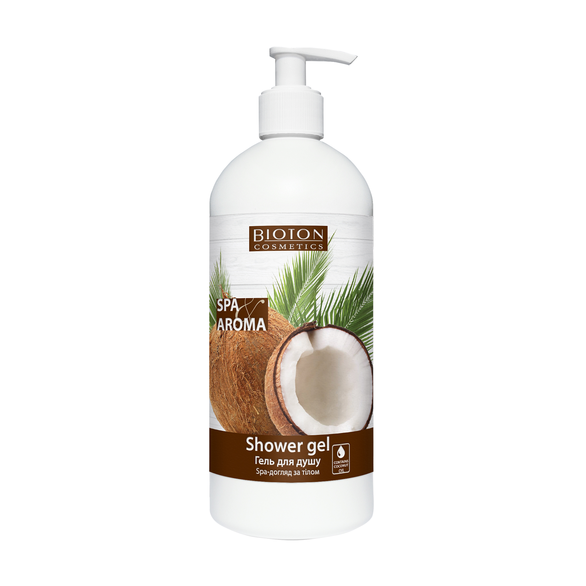 Гель для душу Bioton Cosmetics Spa Aroma Shower Gel з кокосовою олією, 750 мл