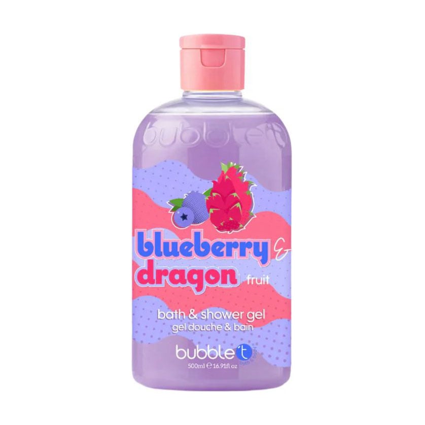 Гель для душу Bubble T Intense Blueberry &amp; Dragon Fruit Bath &amp; Shower Gel, 500 мл