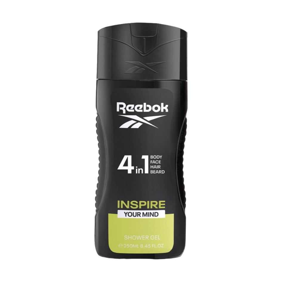 Гель для душу чоловічий Reebok Inspire Your Mind Hair &amp; Body Shower Gel 4 в 1, 250 мл