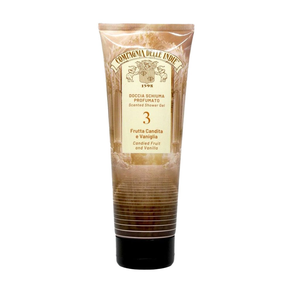 Гель для душу Compagnia Delle Indie 3 Candied Fruit and Vanilla Scented Shower Gel, 250 мл
