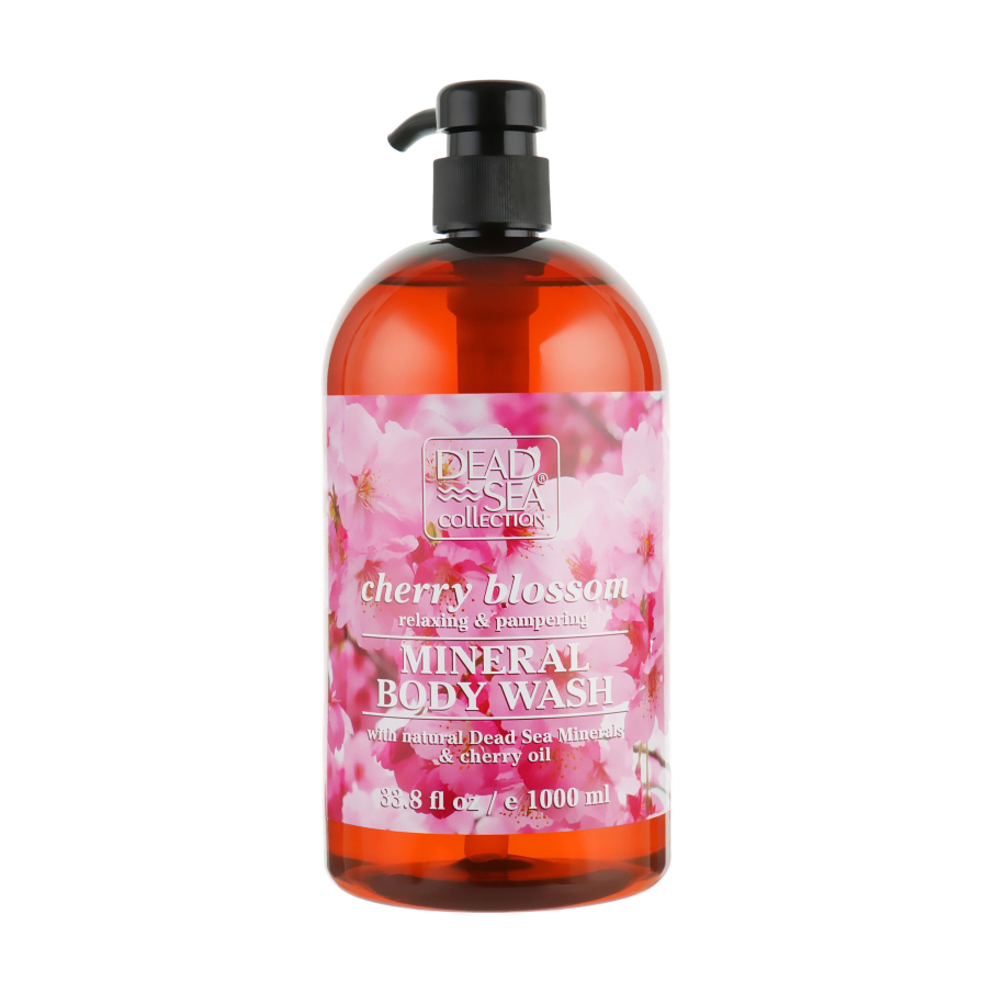 Гель для душу Dead Sea Collection Cherry Blossom Mineral Body Wash з ароматом цвіту вишні, 1 л