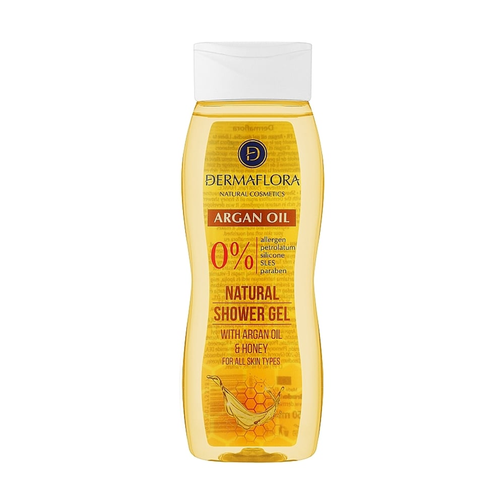 Гель для душу Dermaflora Argan Oil Natural Shower Gel з аргановою олією та медом, 250 мл