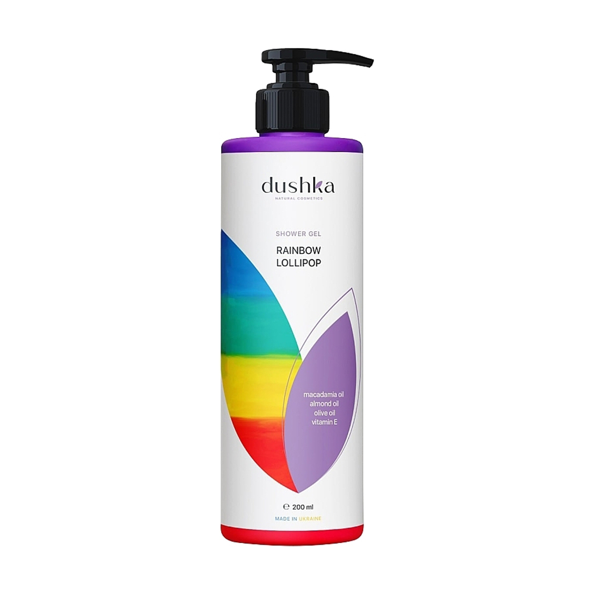 Гель для душу Dushka Rainbow Lollipop Shower Gel, 200 мл