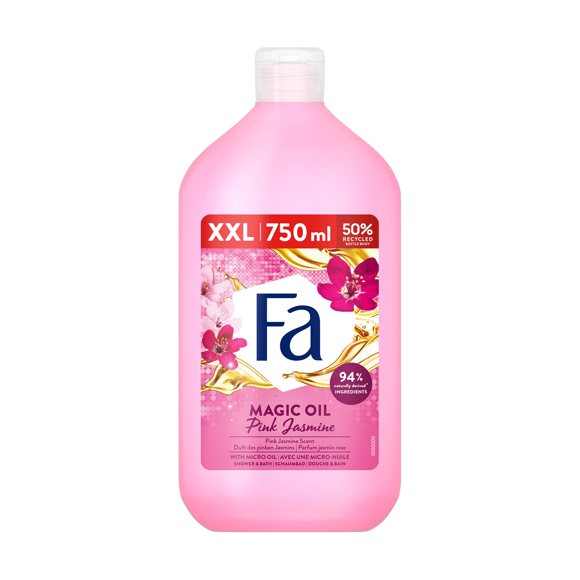 Гель для душу Fa Magic Oil з ароматом рожевого жасмину, 750 мл