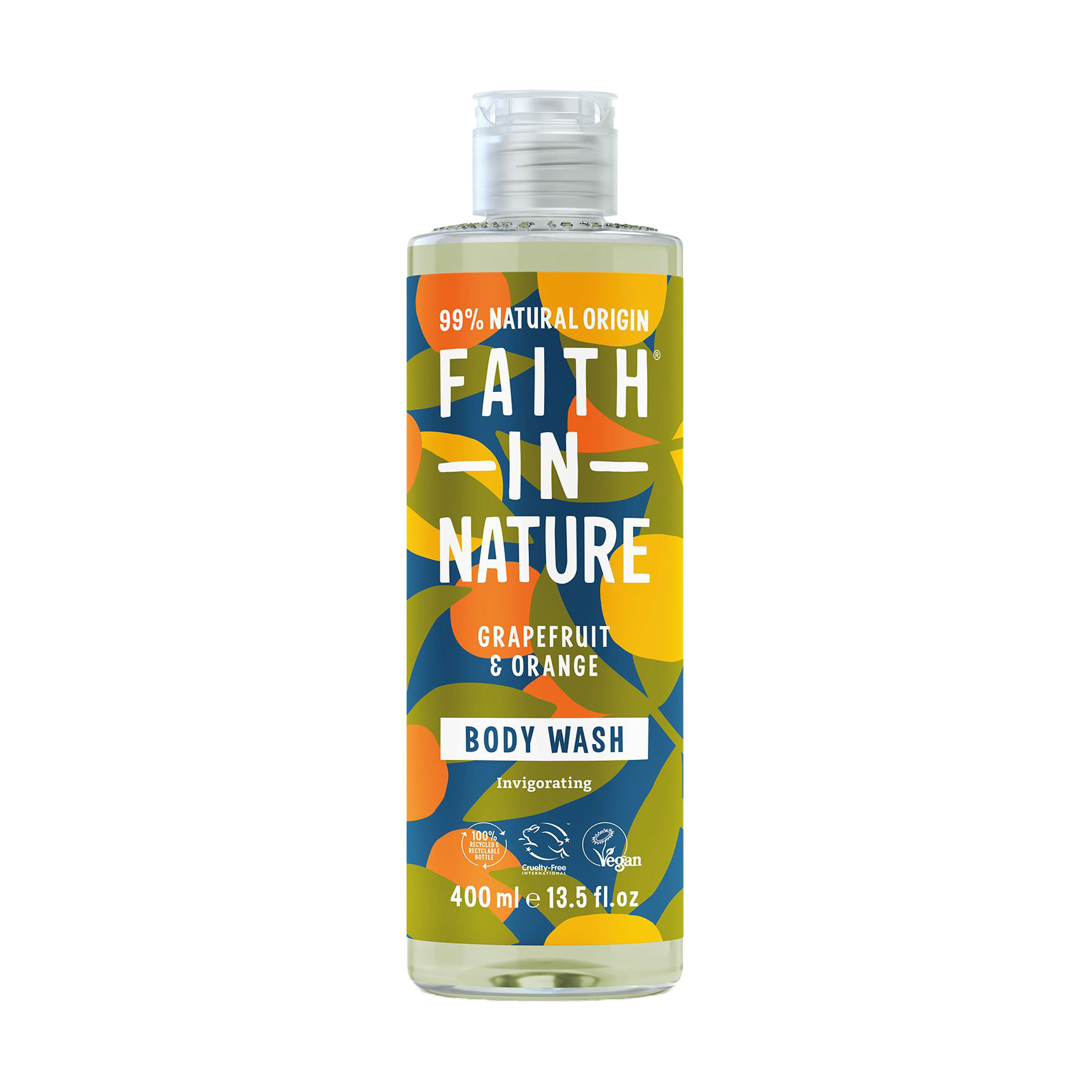 Гель для душу Faith In Nature Body Wash з грейпфрутом та апельсином, 400 мл
