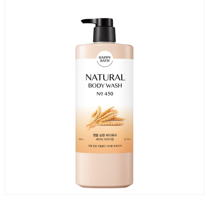 Гель для душу Happy Bath Baby Powder No.450 Natural Body Wash, 900 г