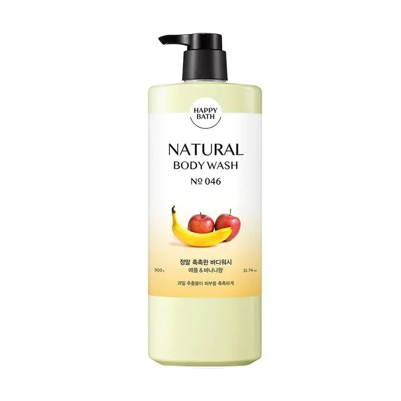 Гель для душу Happy Bath Banana &amp; Apple No.046 Natural Body Wash, 900 г