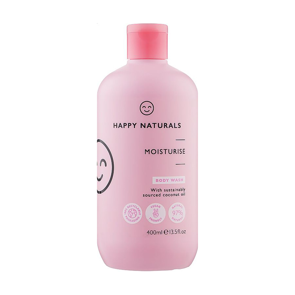 Гель для душу Happy Naturals Moisturise Body Wash, 400 мл