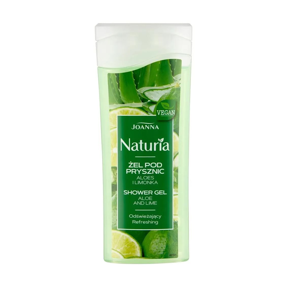 Гель для душу Joanna Naturia Shower Gel Алое та лайм, 100 мл