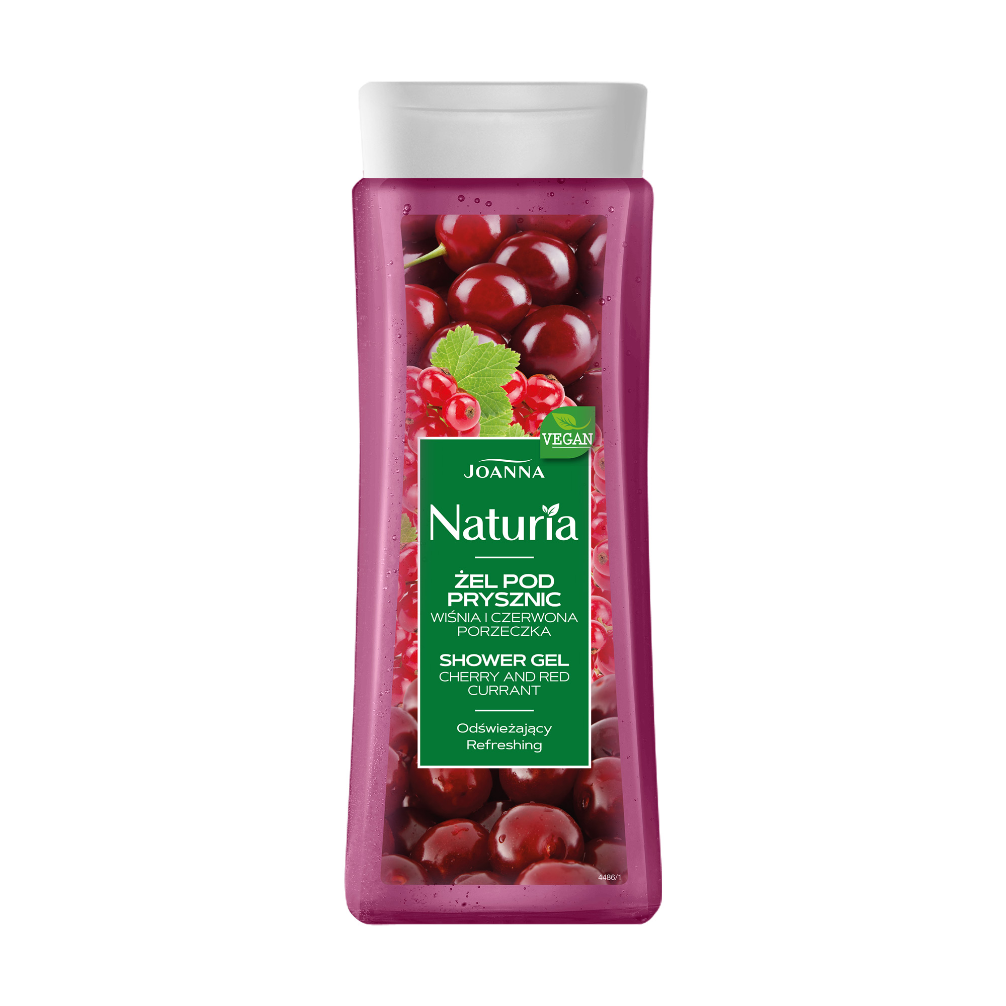 Гель для душу Joanna Naturia Shower Gel Вишня та смородина, 300 мл