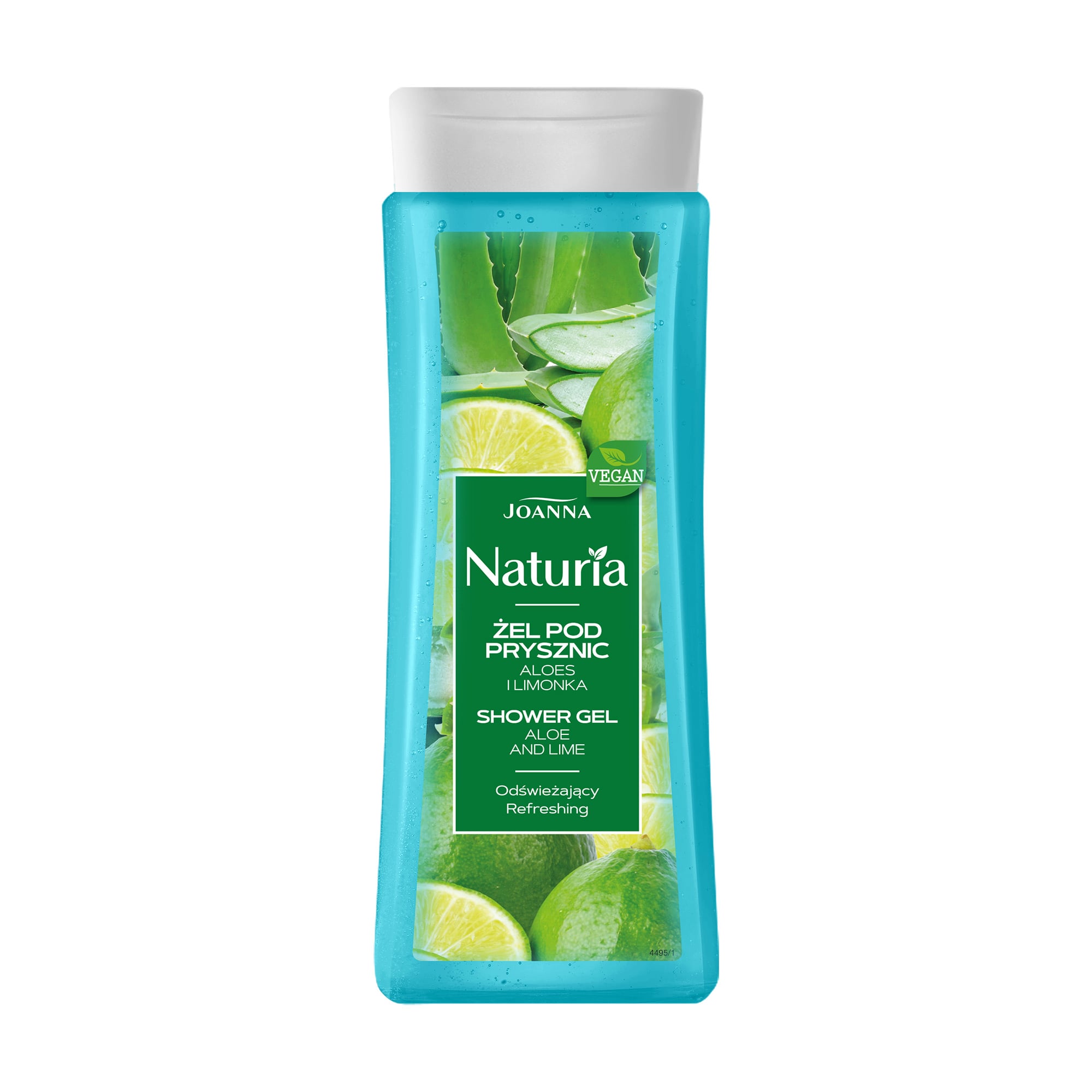Гель для душу Joanna Naturia Shower Gel з екстрактом алое та лаймом, 300 мл