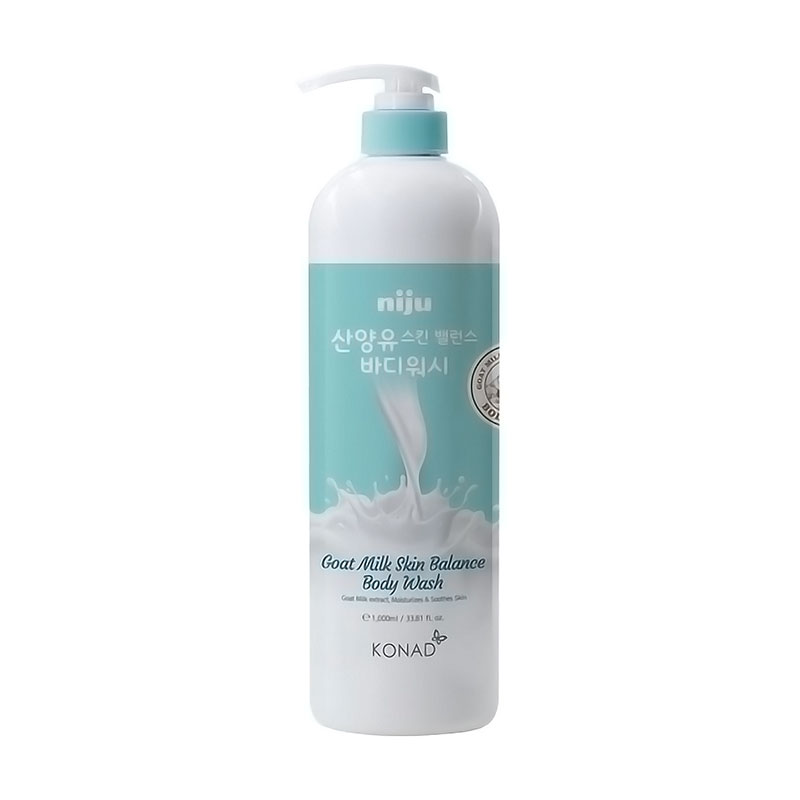 Гель для душу Konad Niju Goat Milk Skin Blance Body Wash з козячим молоком, 1 л