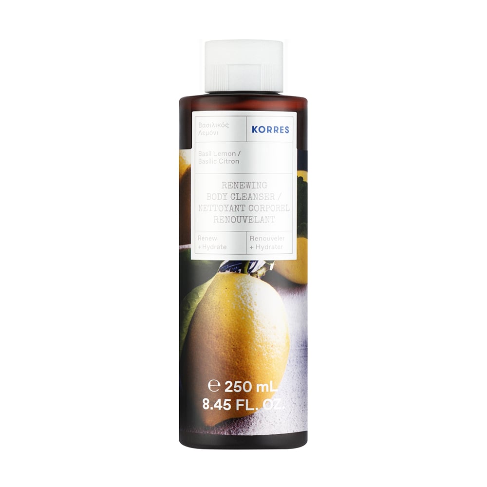 Гель для душу Korres Basil Lemon Renewing Body Cleanser, 250 мл