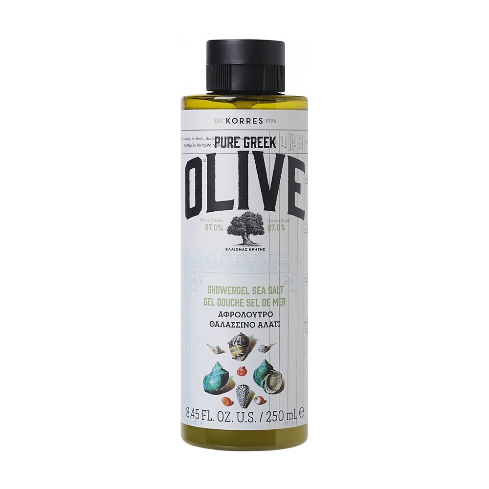 Гель для душу Korres Pure Greek Olive Sea Salt Shower Gel, 250 мл