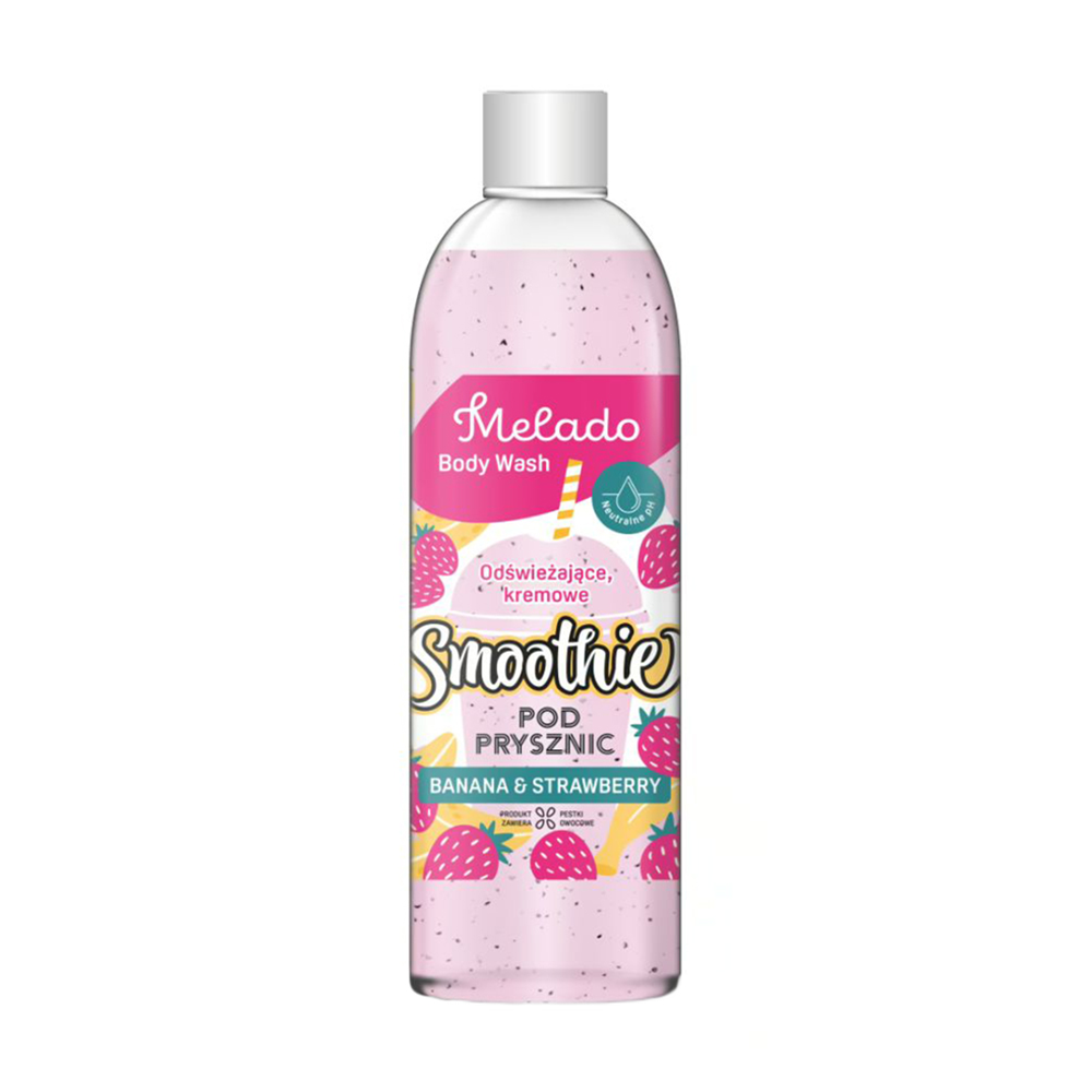 Гель для душу Melado Body Wash Strawberry &amp; Banana Полуниця та банан, 500 мл