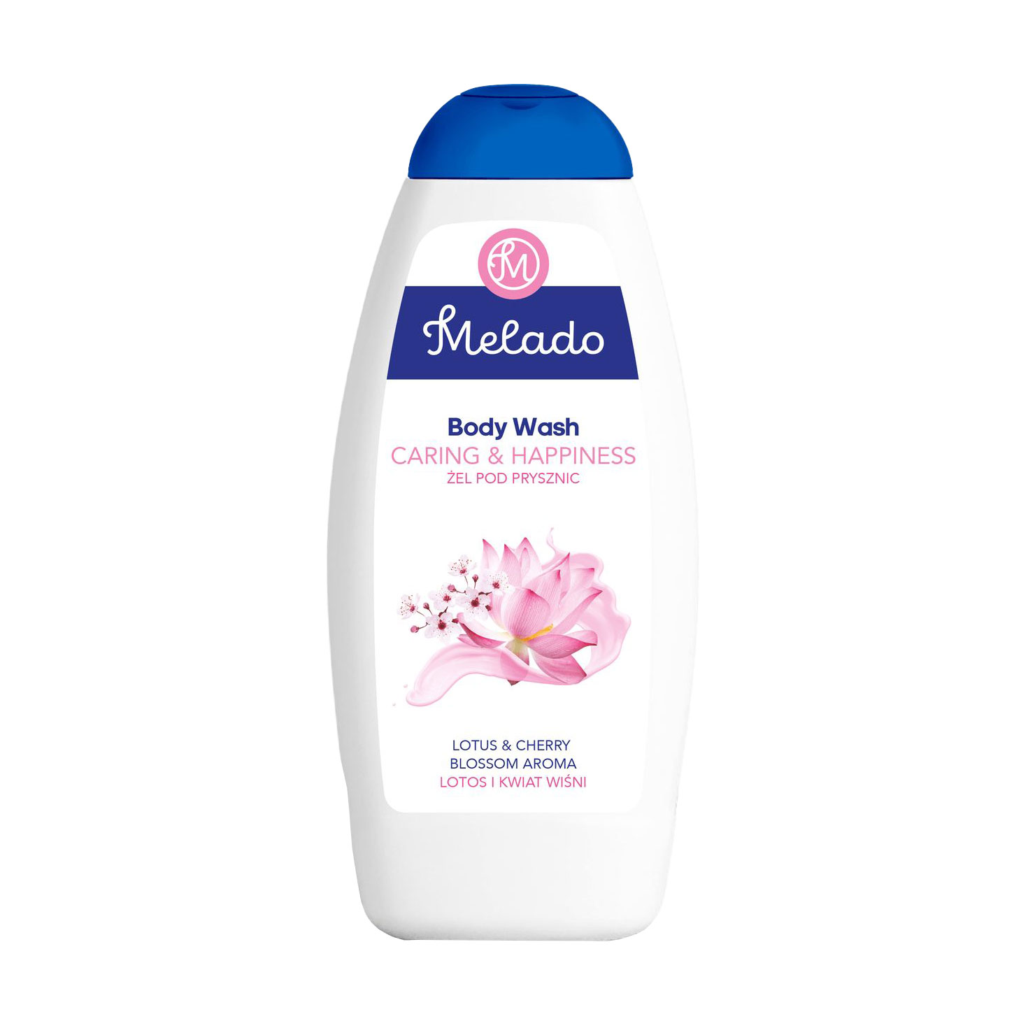 Гель для душу Melado Caring &amp; Happiness Body Wash з ароматом лотосу та вишневого цвіту, 750 мл