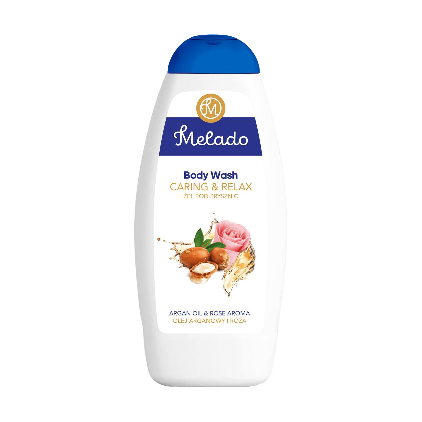 Гель для душу Melado Caring &amp; Relax Body Wash з ароматом троянди та арганової олії, 750 мл