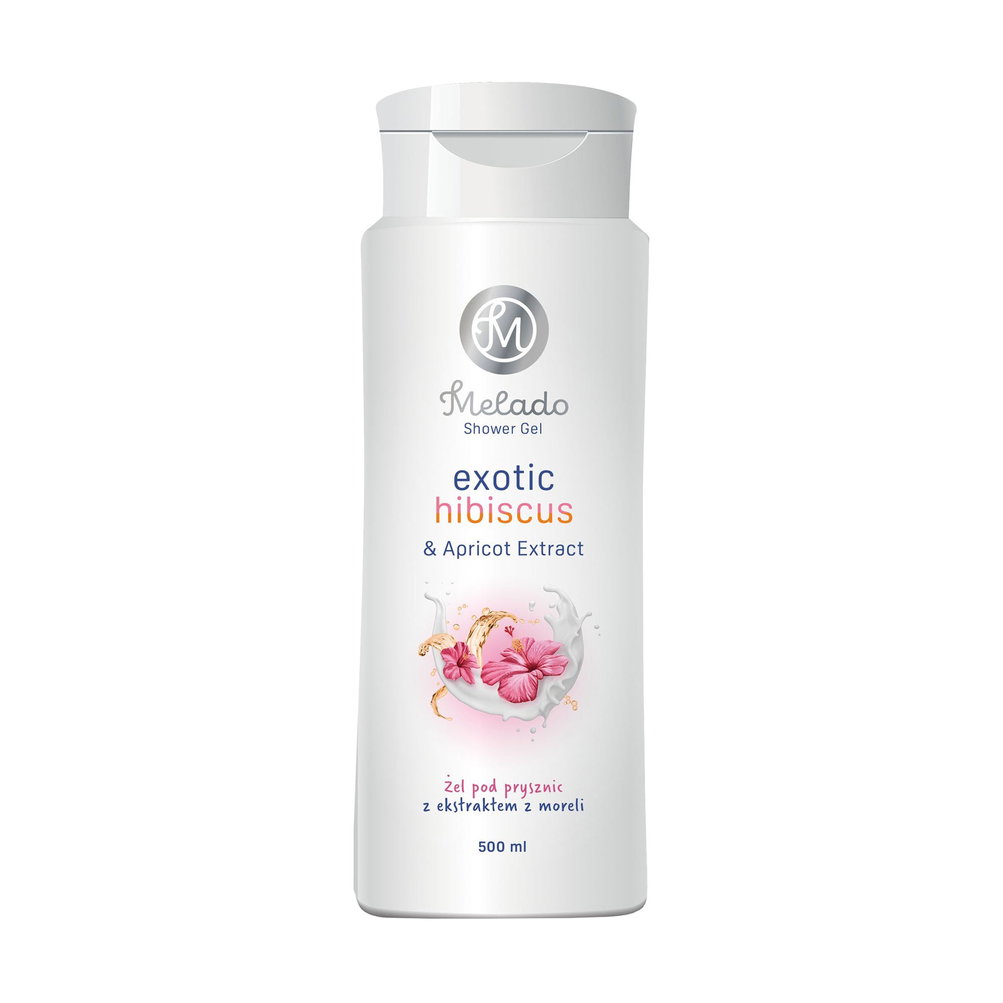 Гель для душу Melado Exotic Shower Gel з екстрактом гібіскусу та абрикосу, 500 мл