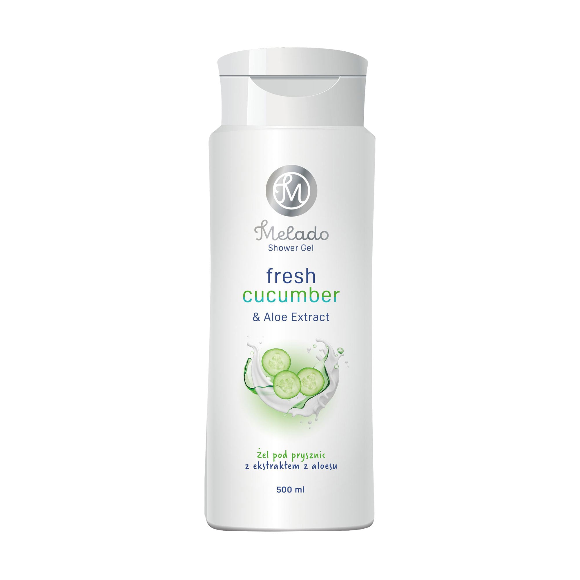 Гель для душу Melado Fresh Shower Gel з екстрактом алое та огірку, 500 мл