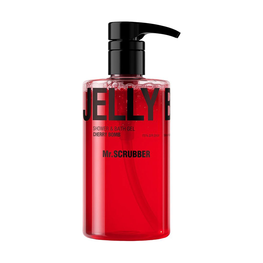 Гель для душу Mr.Scrubber Jelly Bubbles Cherry Bomb Shower &amp; Bath Gel, 500 мл