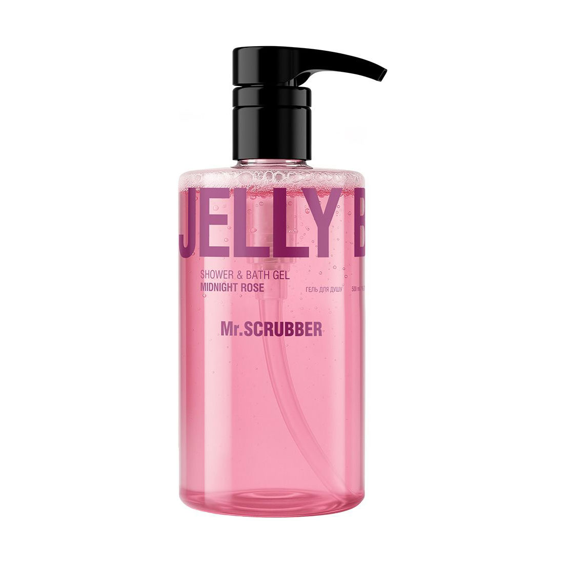 Гель для душу Mr.Scrubber Jelly Bubbles Midnight Rose Shower &amp; Bath Gel, 500 мл