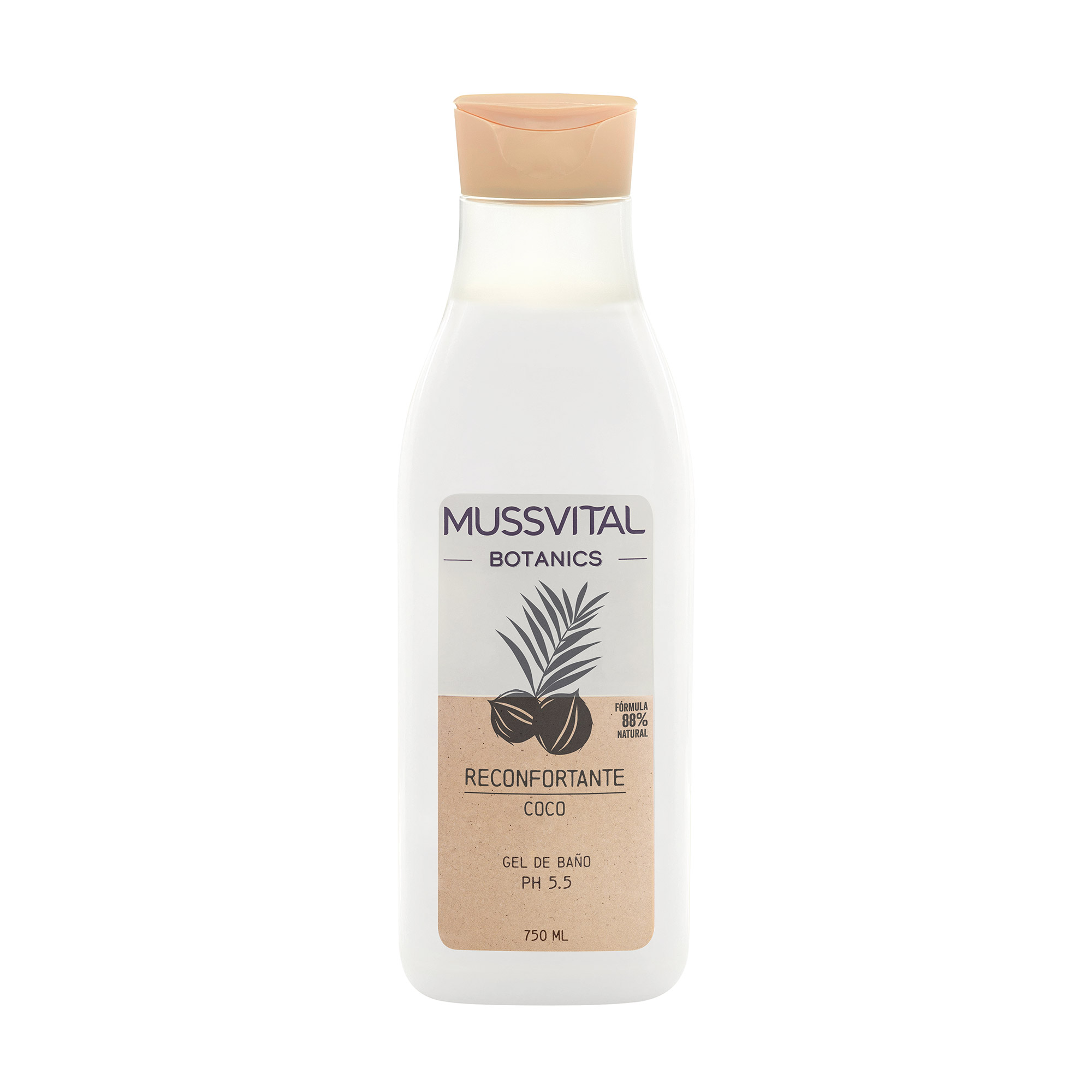 Гель для душу Mussvital Botanics Кокос, 750 мл